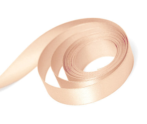 Ribbon - Single Face Satin - Nude 0112