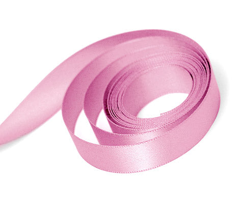 Ribbon - Single Face Satin - Rose Pink 0154