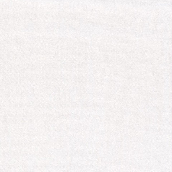 Flannelette - Solid White
