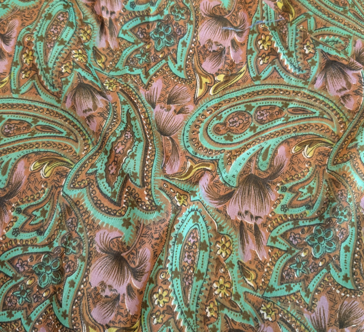 Vintage Poly. Voile - Paisley