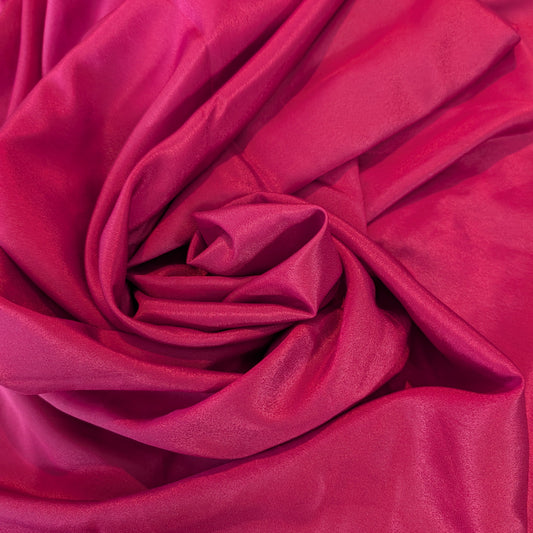 Vintage Lining Satin - Cranberry Red - Roll End