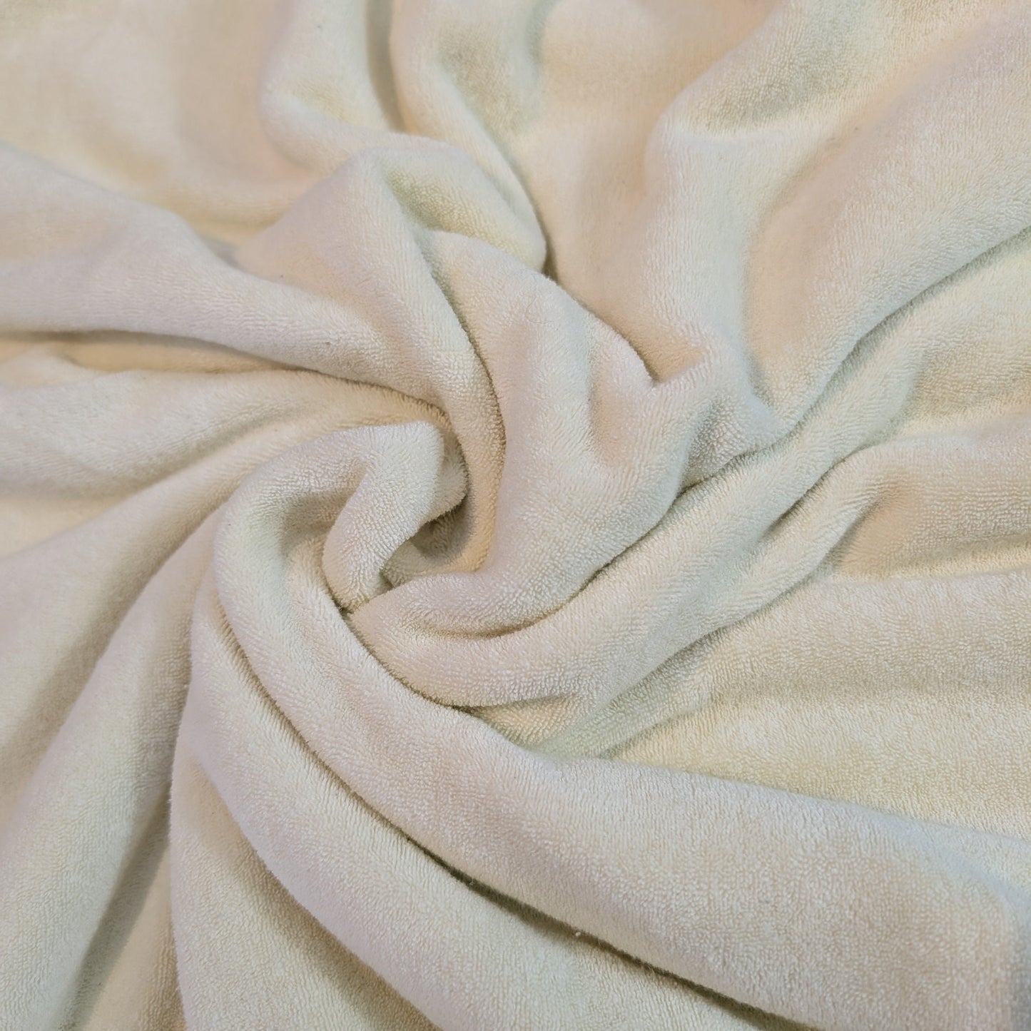 Stretch Terry - Ivory - Roll End