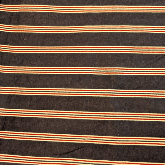 Flannelette - Stripes - Navy