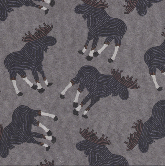 Real Beads Moose - Grey