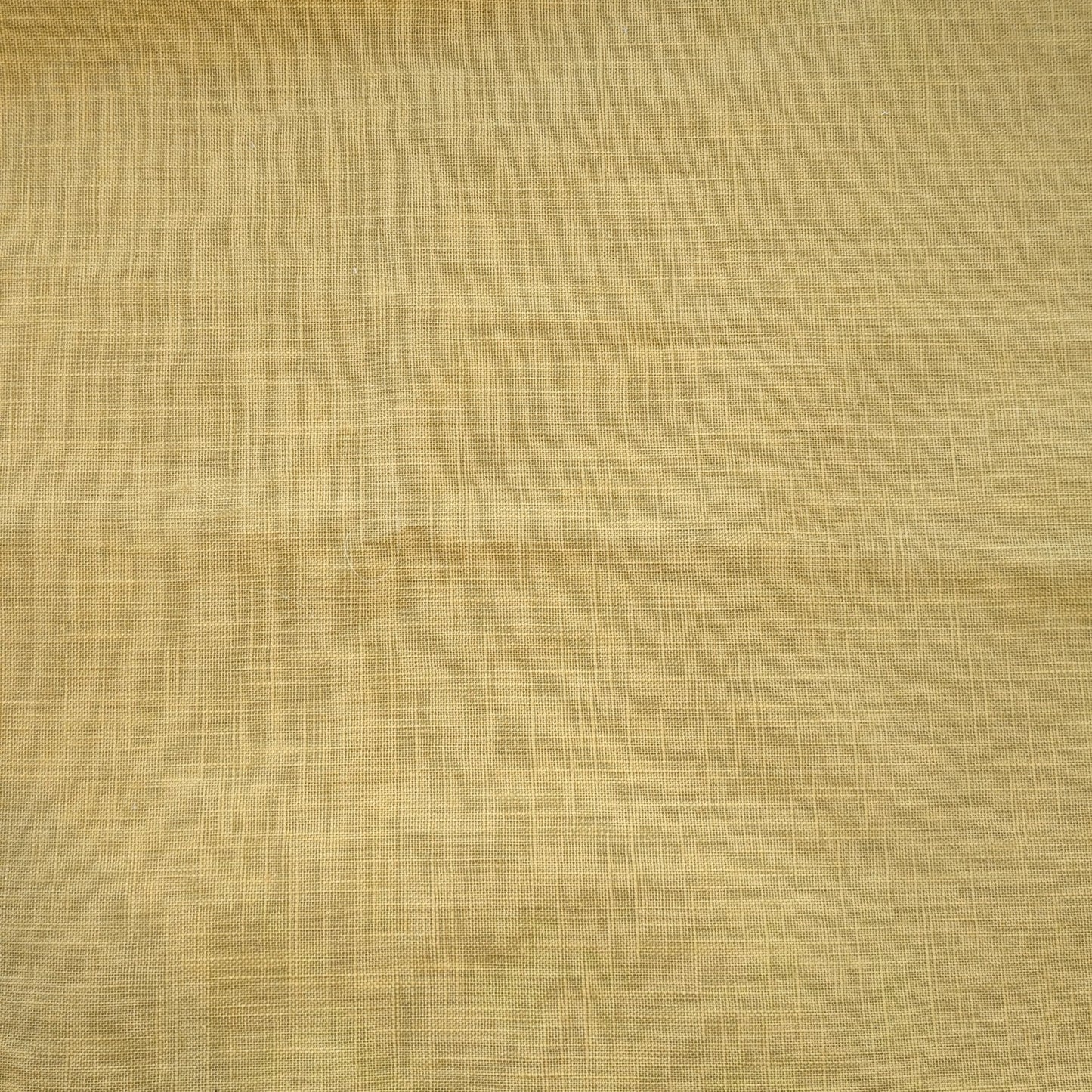 Linen Solid - Mustard - Remnant