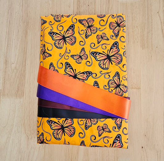 Ribbon Skirt Kits - Monarch Butterflies Orange
