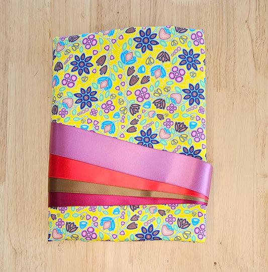 Ribbon Skirt Kit - Mini Floral Yellow
