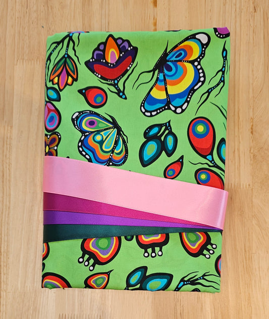 Ribbon Skirt Kits - Lg Butterfly - Lime