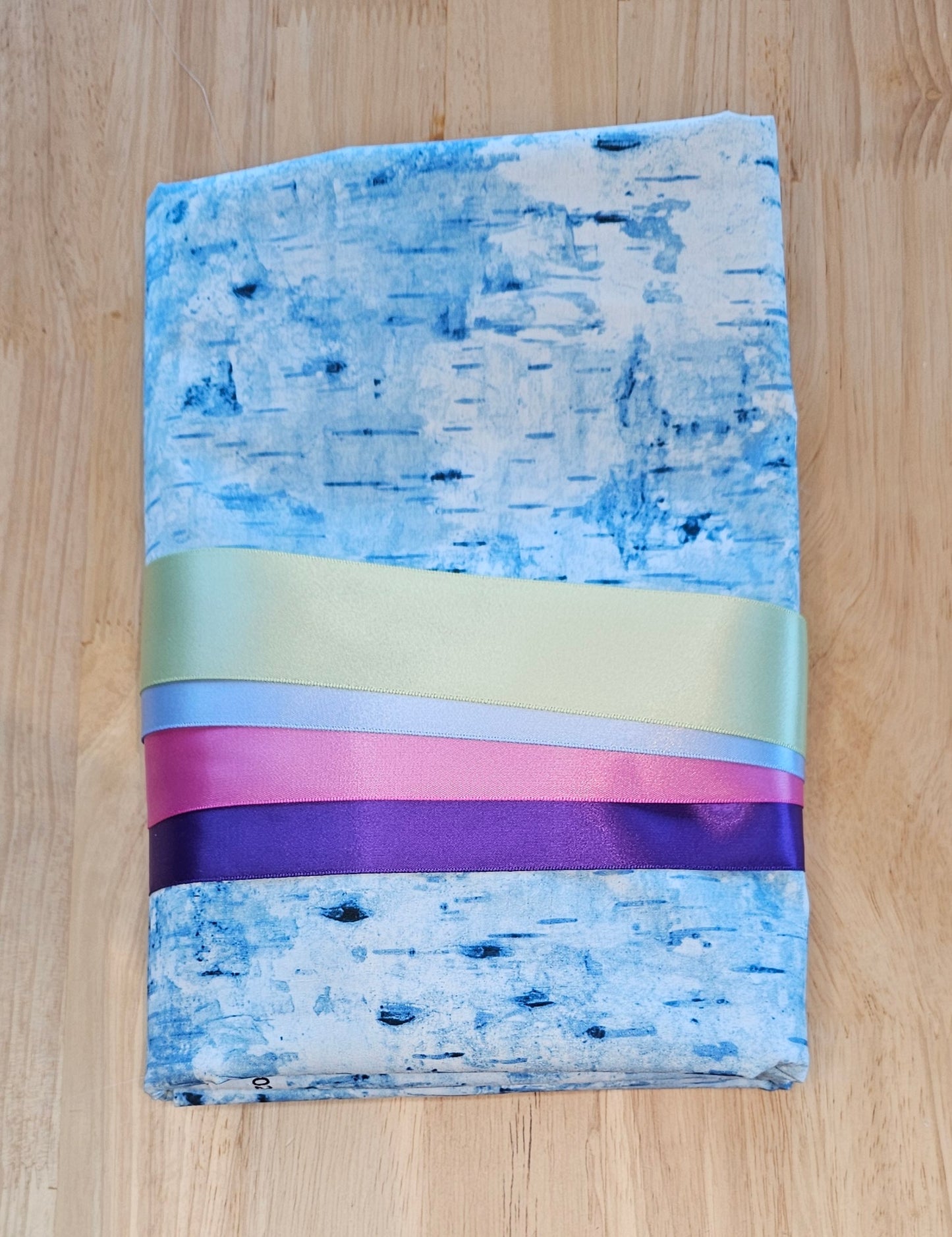Ribbon Skirt Kits - Birch Bark - Pale Blue