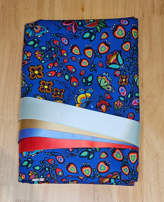 Ribbon Skirt Kits - Butterflies - Royal
