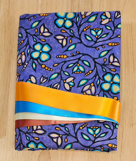 Ribbon Skirt Kits - Med. Floral - Purple