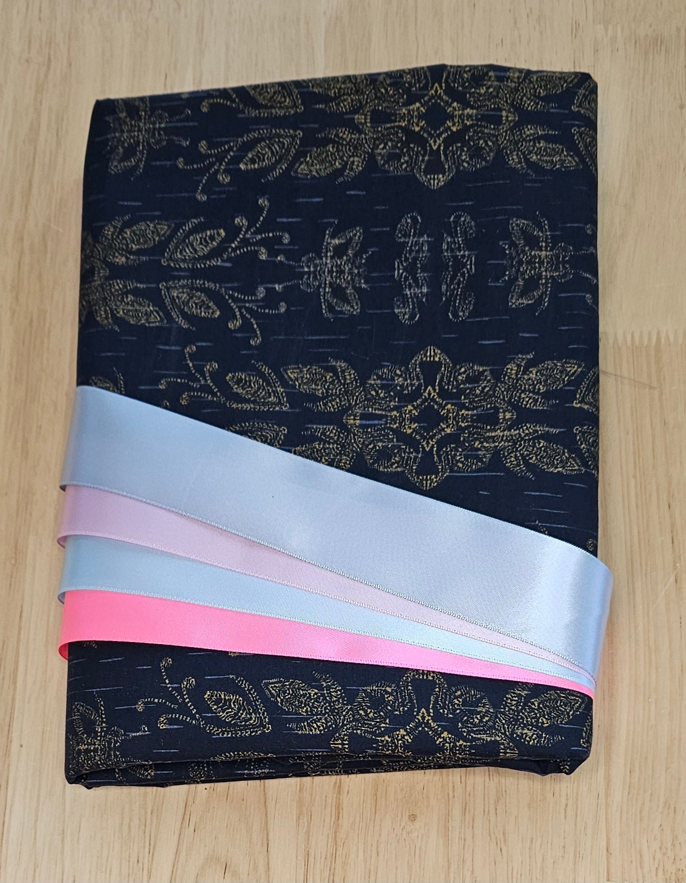 Ribbon Skirt Kits - Birch Bark Biting - Black