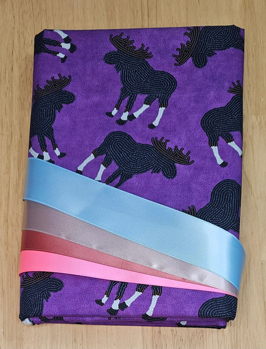 Ribbon Skirt Kits - Moose - Purple