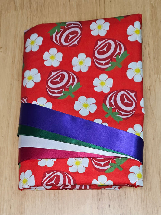 Ribbon Skirt Kits - Strawberry - Red