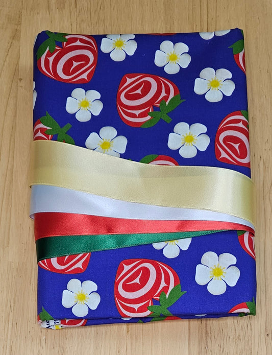 Ribbon Skirt Kits - Strawberry - Purple