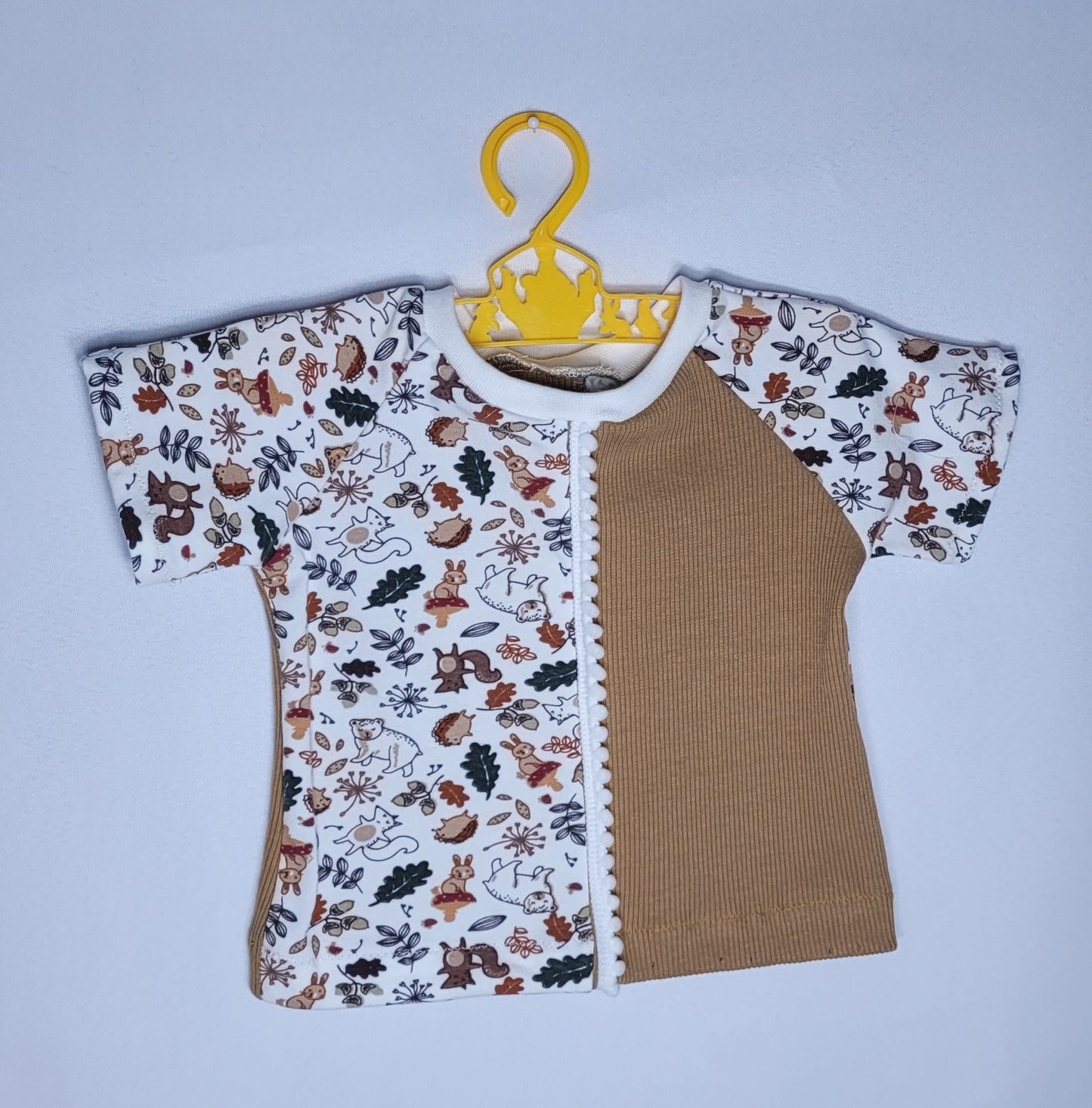 Children's 3M Wild Animals Gold Colour Block Tee