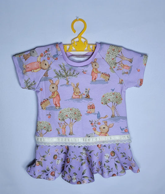 Children's 12M Lavender Bunnies Dress