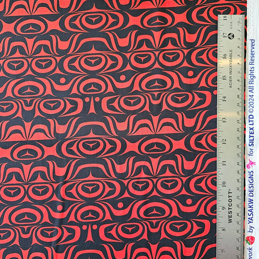 Yasakw Designs Haida Linear - Red