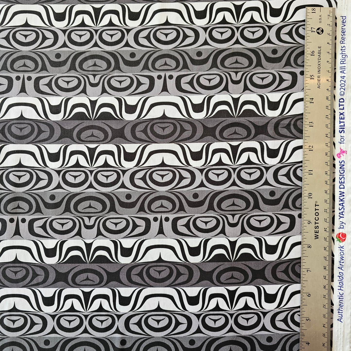 Yasakw Designs Haida Linear - Grey