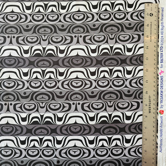 Yasakw Designs Haida Linear - Grey