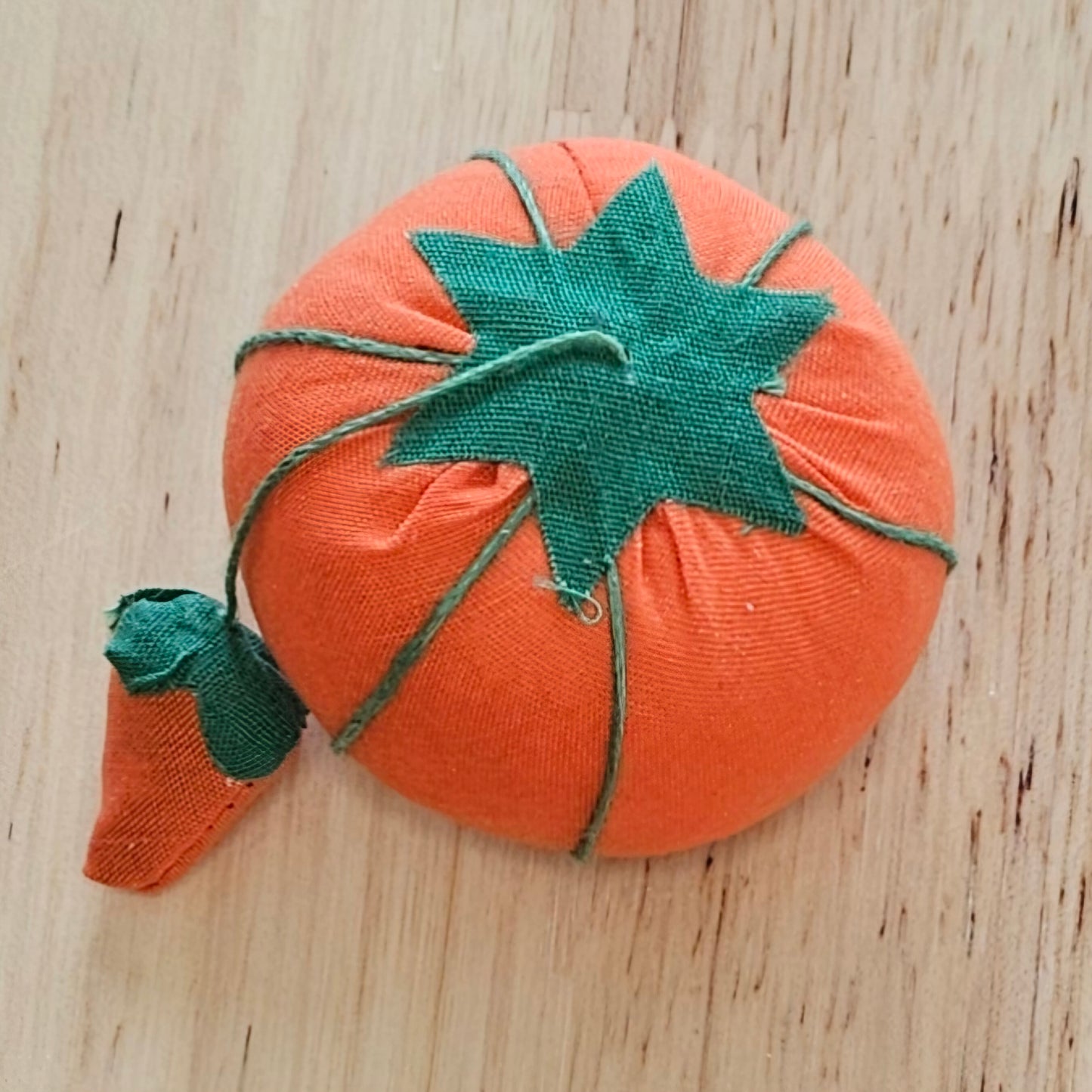 Tomato Pin Cushion - Orange