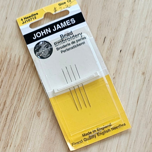 John James Bead Embroidery Needles Size 12