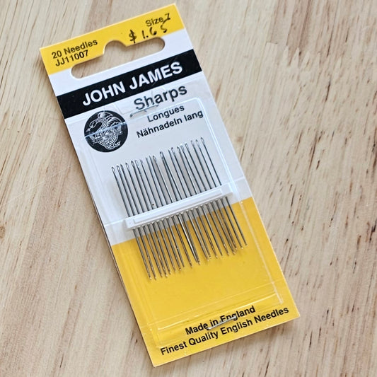 John James Hand Needles Sharps Size 7