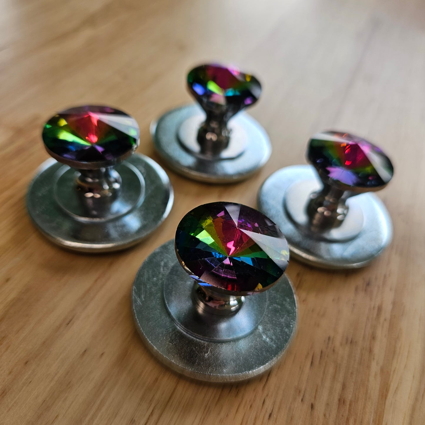 Aurora Crystal Pattern Weights