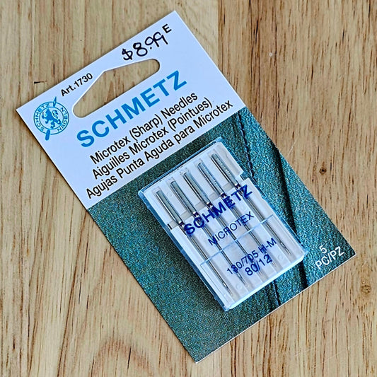 Schmetz Microtex Needles - 80/12