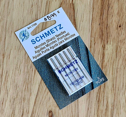 Schmetz Microtex Needles - 70/10