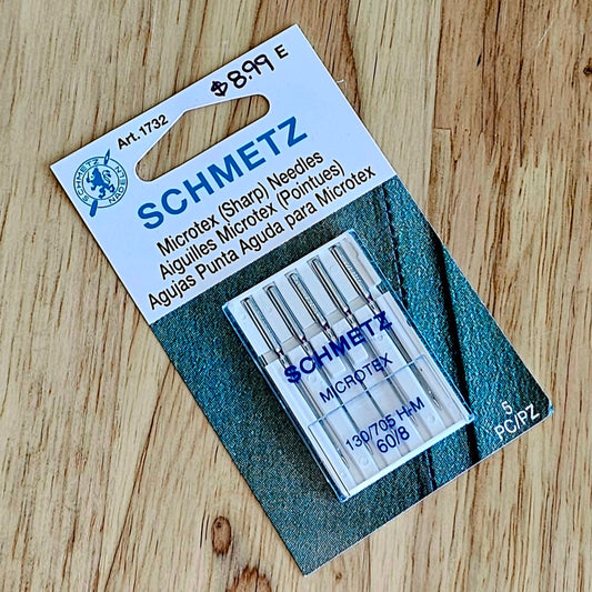 Schmetz Microtex Needles - 60/8