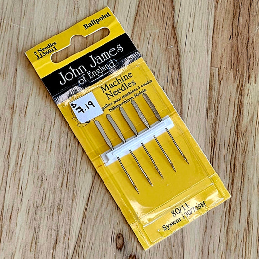 John James Ballpoint Needles - 80/11