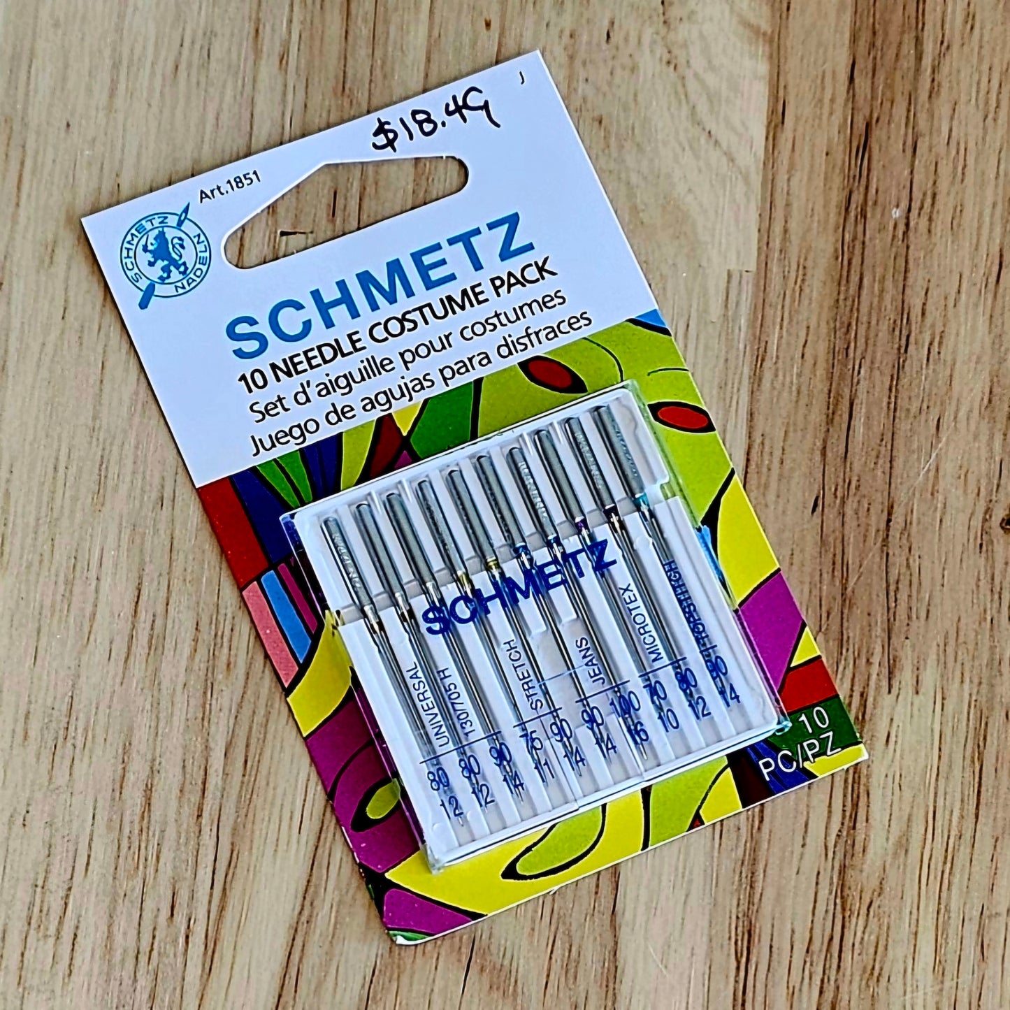 Schmetz 10 Needle Costume Pack