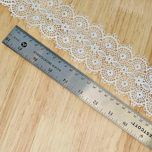 Crochet Lace - Natural - 70mm