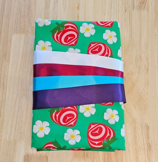 Ribbon Skirt Kits - Strawberry - Green