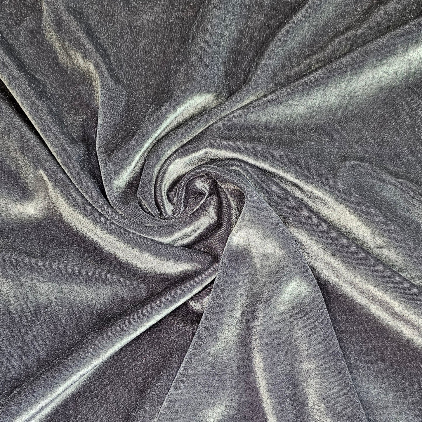 Stretch Velvet - Pewter