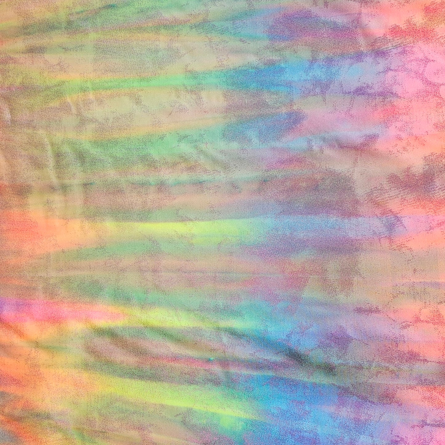 Dancewear Spandex - Tye Dye - Metallic Finish