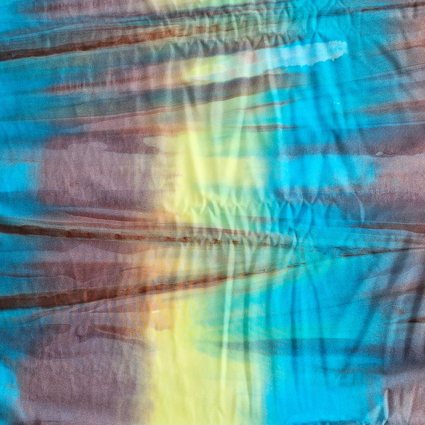 Dancewear Spandex - Tye Dye - Turquoise