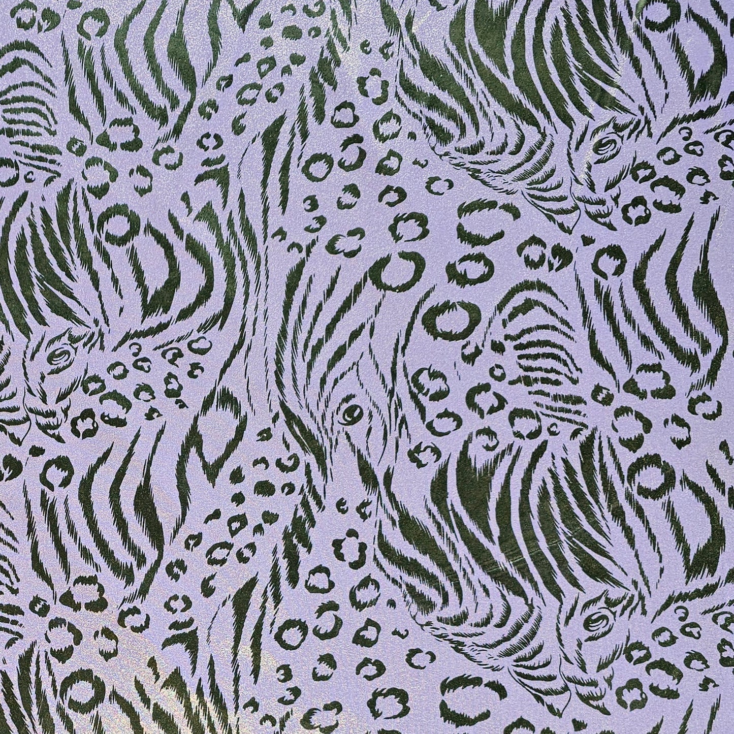 Stretchy Animal Print - Purple