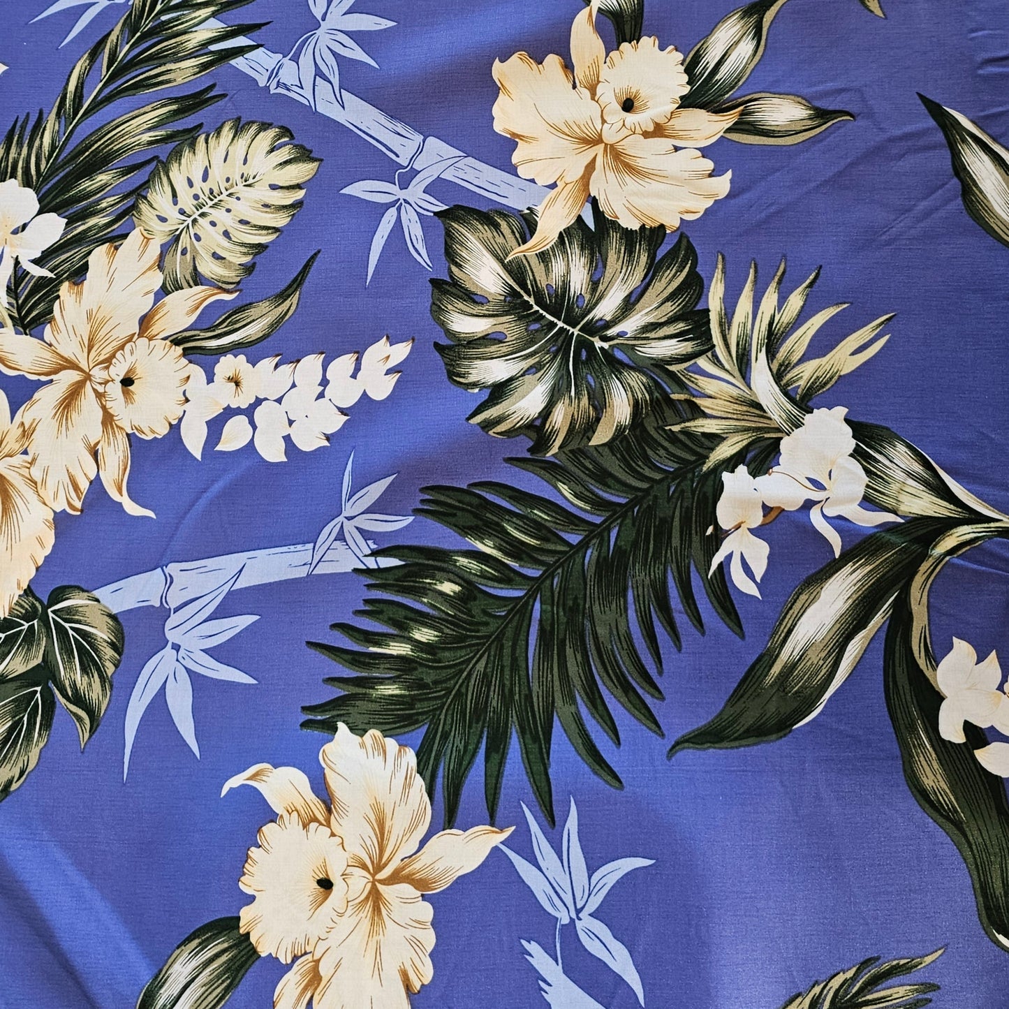 Hawaiian Print Rayon - Remnant