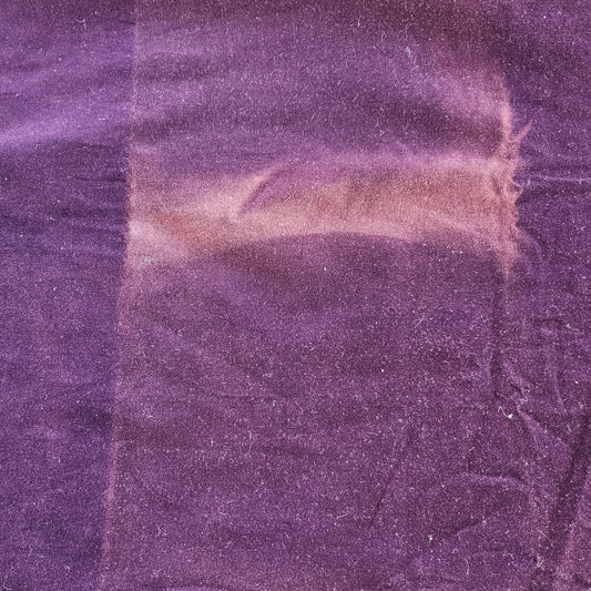 Velveteen - Purple - Imperfect Roll End