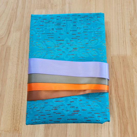 Ribbon Skirt Kits - Birch Bark - Turquoise