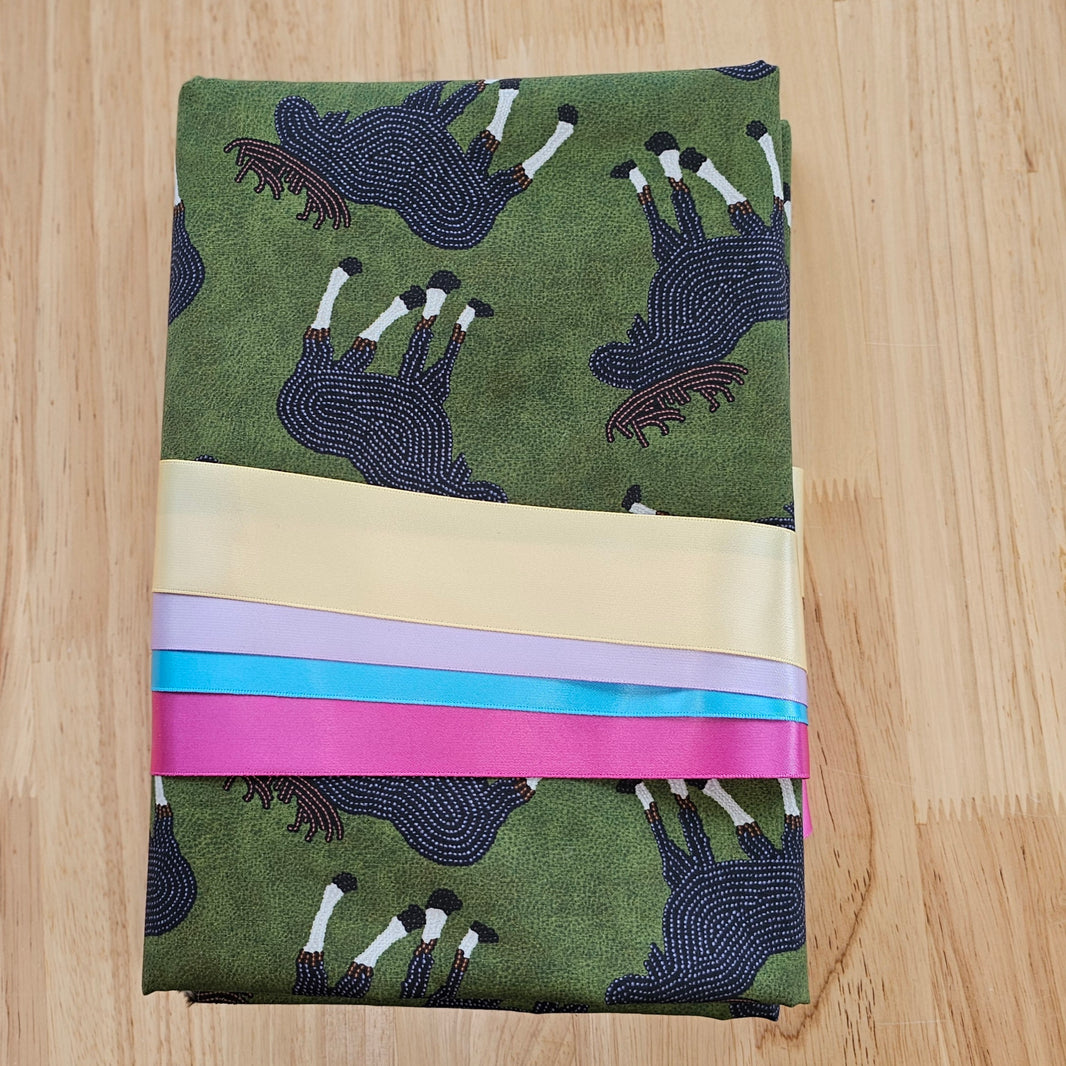 Ribbon Skirt Starter Kits (complete kit) Kokom Flowers 2 Navy main image 0