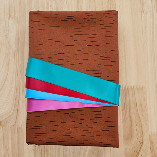 Ribbon Skirt Kits - Birch Bark - Rust