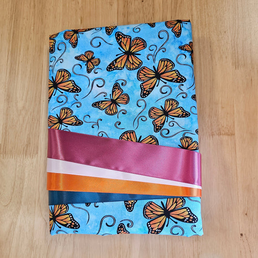 Ribbon Skirt Kits - Butterflies - Sky