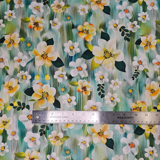 Calico Floral - Jade