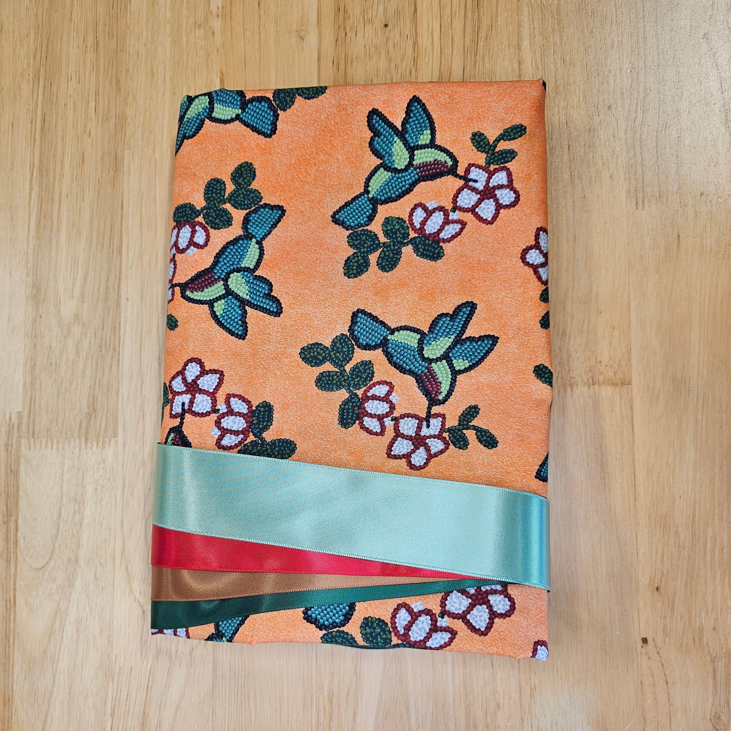 Ribbon Skirt Kits - Hummingbird - Beaded - Creamsicle