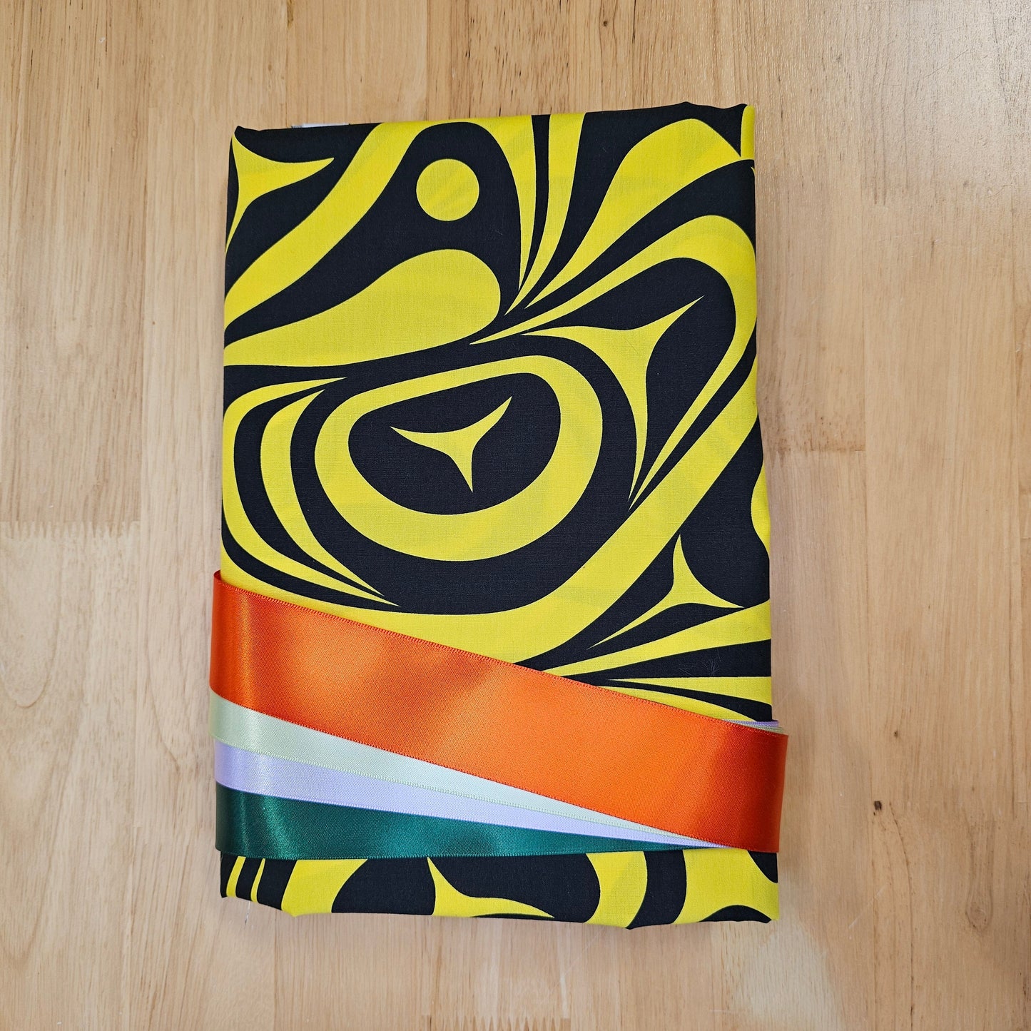 Ribbon Skirt Kits - Haida Wave - Yellow