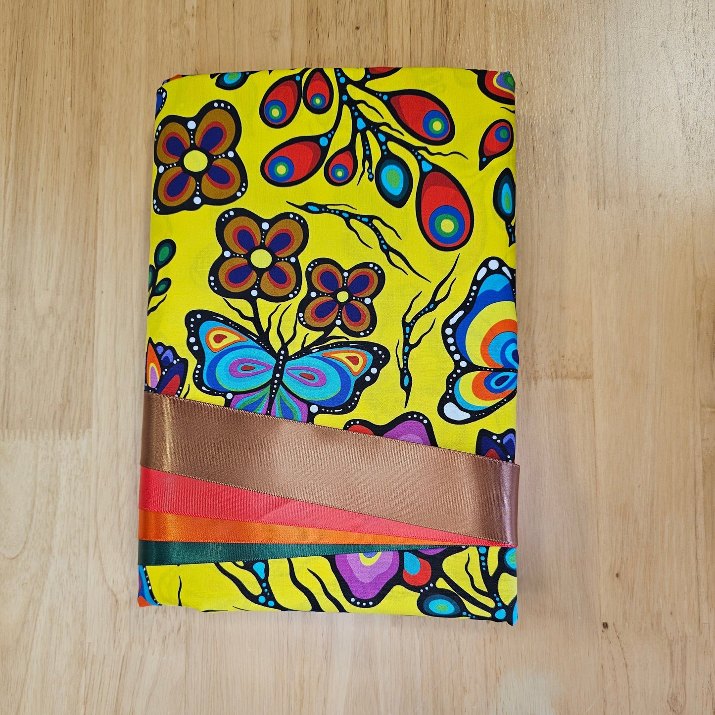 Ribbon Skirt Kits - Large Butterflies - Yellow