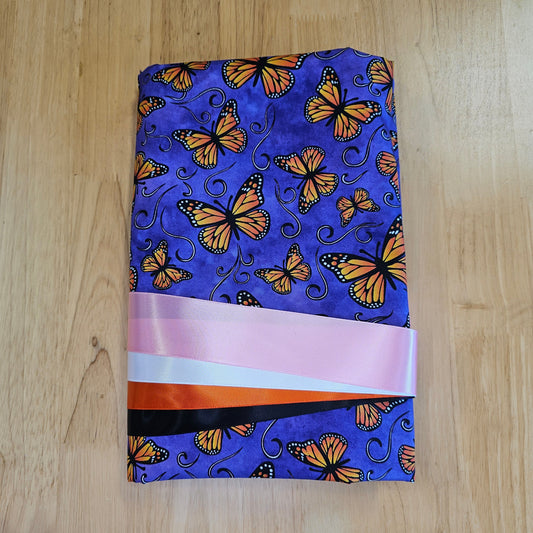 Ribbon Skirt Kits - Butterflies - Purple